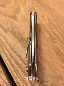 RARE McGinnis Pro Line Mini Exo Titanium Two-Tone Folding Knife