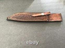 RARE ORIGINAL BOWIE SOLINGEN GERMAN BONE HANDLE KNIFE With SHEATH free Ship