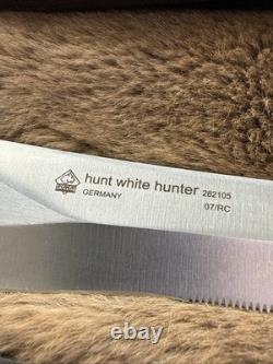 RARE! Puma White Hunter Multi Blade Knife Set with Leather Sheath 282100 NOS NIB