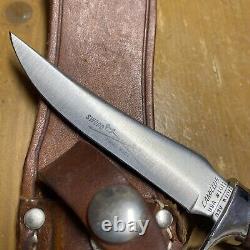 RARE/VINTAGE CAMILLUS USA 1011 Fixed Blade Hunting Skinning Knife WithSheath