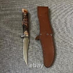 RARE/VINTAGE CAMILLUS USA 1011 Fixed Blade Hunting Skinning Knife WithSheath