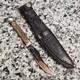 RARE Vintage 60's Fixed Blade 6 3/8 Case XX Stag Handle with Sheath NICE