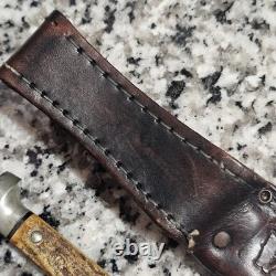 RARE Vintage 60's Fixed Blade 6 3/8 Case XX Stag Handle with Sheath NICE
