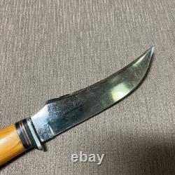 RARE, Vintage Kinfolks Trailing Point Skinner, Butterscotch-Bakelite, Sheath