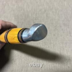 RARE, Vintage Kinfolks Trailing Point Skinner, Butterscotch-Bakelite, Sheath