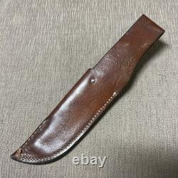 RARE, Vintage Kinfolks Trailing Point Skinner, Butterscotch-Bakelite, Sheath