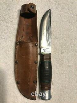 RARE Wade Butcher Teddy Hunting Knife With ORIGINAL LEATHER SHEATH England