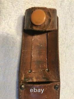 RARE Wade Butcher Teddy Hunting Knife With ORIGINAL LEATHER SHEATH England