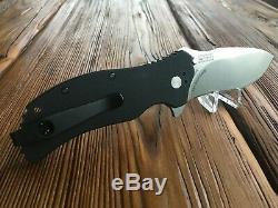 RARE Zero Tolerance 0350 M390 withDeep Carry Clip Folding Knife ZT0350M390