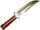 RBH CUSTOM KNIVES Fixed Blade UNUSED 13 Sportsman BOWIE KNIFE Commando Hunting