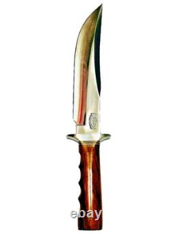 RBH CUSTOM KNIVES Fixed Blade UNUSED 13 Sportsman BOWIE KNIFE Commando Hunting