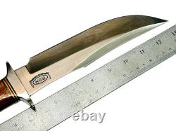 RBH CUSTOM KNIVES Fixed Blade UNUSED 13 Sportsman BOWIE KNIFE Commando Hunting