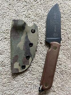 RETIRED TOPS OnPoint Tactical Fixed Blade Knife & MultiCam Sheath USA MSRP $185