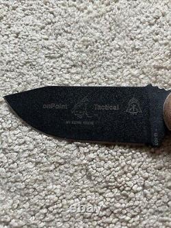 RETIRED TOPS OnPoint Tactical Fixed Blade Knife & MultiCam Sheath USA MSRP $185