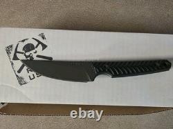 RMJ Tactical Unmei Knife Black MagnaCut Blade Black G-10 withSheath