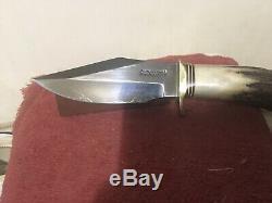 Randall Knife Model 19 5 Stag Handle Smooth Button Sheath Excellent