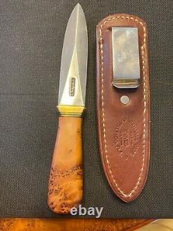 Randall Knives Model 24-4 Guardian with Thuya Burl Handle, 4
