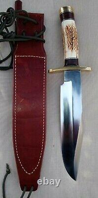 Randall Made Knife Model 12-09, Stag Handle In Great Used Condition