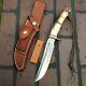 Randall Made Knives 3-6 STAG W COMPASS Leather Sheath Smooth button NICE