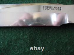 Randall Made Knives Model 1 Vietnam Era Two Sheaths Circa 1957-1972 Nice