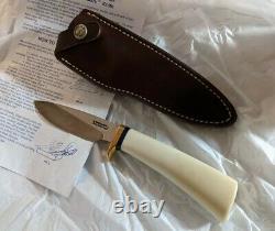 Randall Made Knives Model 26 Pathfinder Hunting Knife Ivory Micarta Beautiful