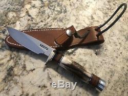 Randall Model 26 Pathfinder Hunting Knife Stag Handle Drop Point Blade