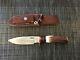 Randall knife Copper Companion Stag 5 stainless thumb notch factory sheath