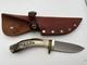 Rare 1986 T. S. GatorMeyer Anderson, AK Handcrafted Knife & Leather Sheath