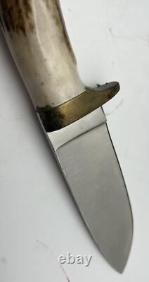 Rare 1986 T. S. GatorMeyer Anderson, AK Handcrafted Knife & Leather Sheath