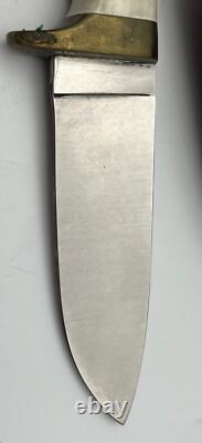 Rare 1986 T. S. GatorMeyer Anderson, AK Handcrafted Knife & Leather Sheath