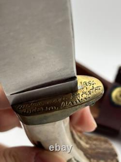 Rare 1986 T. S. GatorMeyer Anderson, AK Handcrafted Knife & Leather Sheath