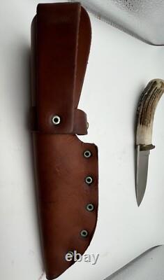 Rare 1986 T. S. GatorMeyer Anderson, AK Handcrafted Knife & Leather Sheath