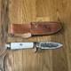 Rare 1997 Blackjack Classic Blades Woodsman Ducks Unlimited Knife Leather Sheath
