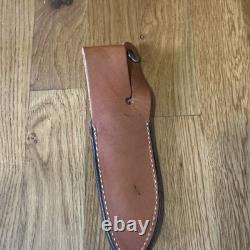Rare 1997 Blackjack Classic Blades Woodsman Ducks Unlimited Knife Leather Sheath