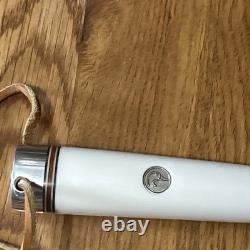 Rare 1997 Blackjack Classic Blades Woodsman Ducks Unlimited Knife Leather Sheath