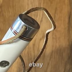 Rare 1997 Blackjack Classic Blades Woodsman Ducks Unlimited Knife Leather Sheath