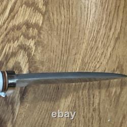 Rare 1997 Blackjack Classic Blades Woodsman Ducks Unlimited Knife Leather Sheath