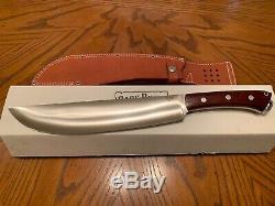 Rare Bark River Pro Series Brush Knife 2014 Custom with Cocobolo wood Red Liners