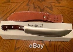 Rare Bark River Pro Series Brush Knife 2014 Custom with Cocobolo wood Red Liners