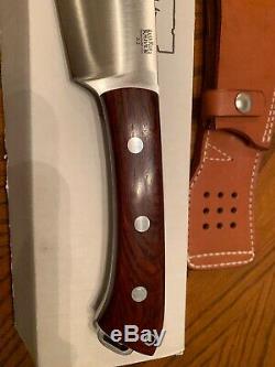 Rare Bark River Pro Series Brush Knife 2014 Custom with Cocobolo wood Red Liners