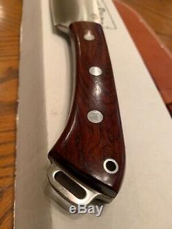 Rare Bark River Pro Series Brush Knife 2014 Custom with Cocobolo wood Red Liners