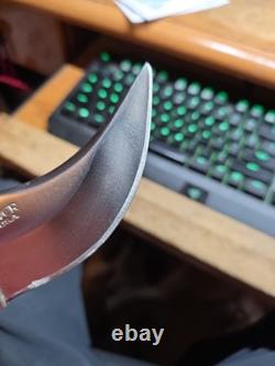 Rare Beaver USA Fixed Blade Knife Iron Mountain Custom USA Skinner 098