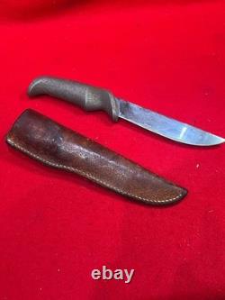 Rare CATS TONGUE Gerber Magnum Hunter Fixed Blade Hunting Knife Circa 1960-70