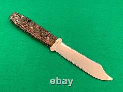 Rare Catteraugus Vintage Knife Excellent 90 100 Years Old & Sheath