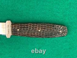 Rare Catteraugus Vintage Knife Excellent 90 100 Years Old & Sheath