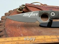 Rare Dwaine Carrillo AirKat Hunter knives with custom Sheaths-2066.25