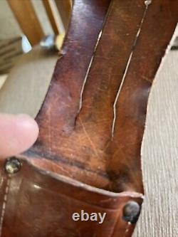 Rare, Edge Brand # 488, Sawtooth Spine, Stag, Solingen Germany, Orig. Sheath