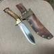 Rare, Linder-Messer Ranger Blade, Unused, Custom Crown Stag, Custom Sheath