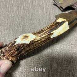 Rare, Linder-Messer Ranger Blade, Unused, Custom Crown Stag, Custom Sheath