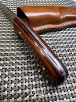 Rare Minty Vintage 1987 Western USA W84 Stainless Nra Hunting Knife, Case Set